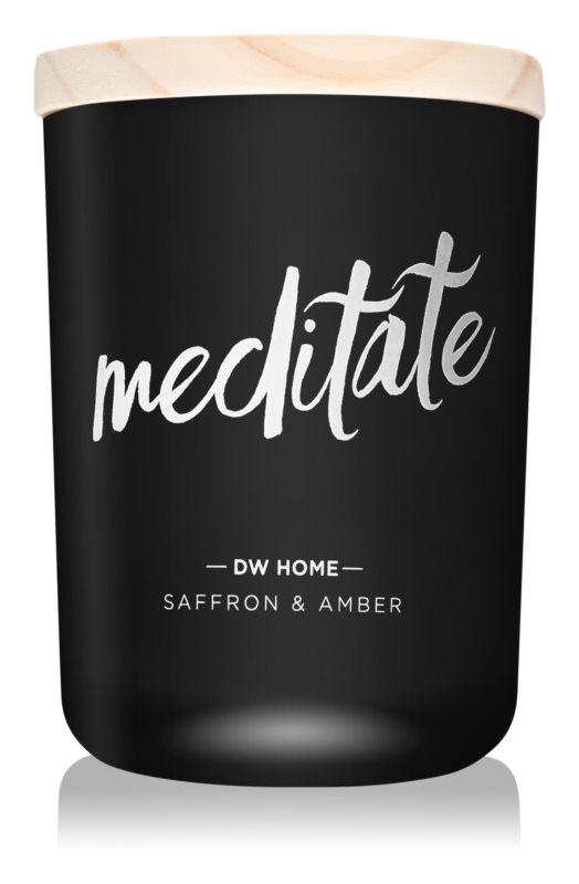 DW Home Zen Meditate Saffron & Amber scented candle 212 g
