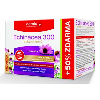 Cemio Echinacea 300 with vitamin C 90 tablets - mydrxm.com