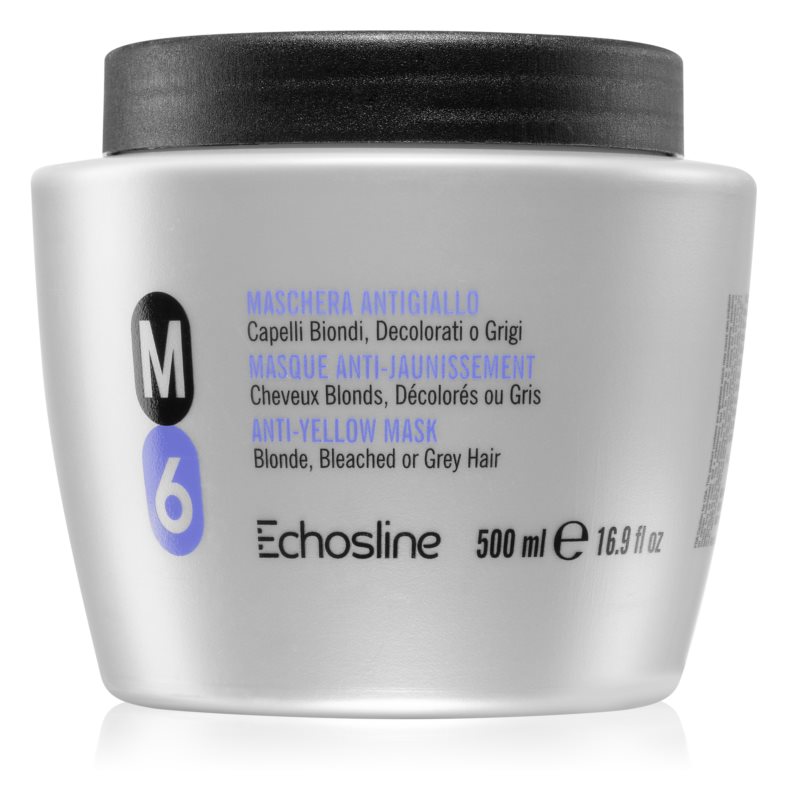 Echosline Anti-Yellow M6 hair mask neutralizing yellow tones 500 ml