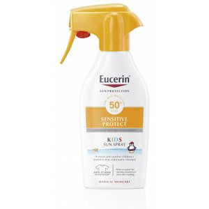 Eucerin SUN Sensitive Protect Kids SPF50 + 300 ml baby suntan spray - mydrxm.com