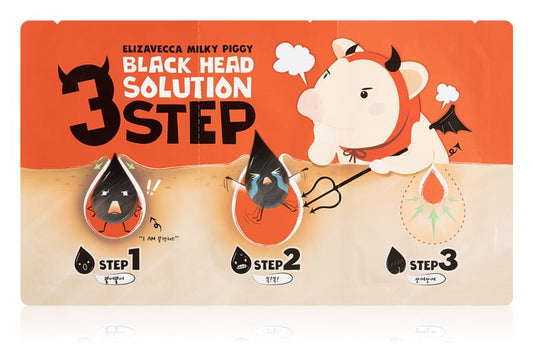 Elizavecca Milky Piggy 3 Step Black Head Solution