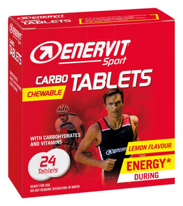 Enervit Carbo Tablets Lemon flavor 24 tablets
