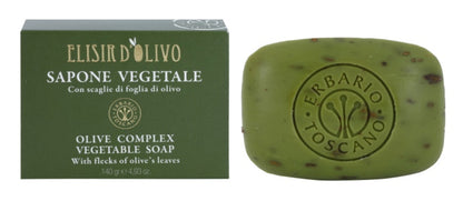 Erbario Toscano Elisir D'Olivo soap bar with olive oil 140 g