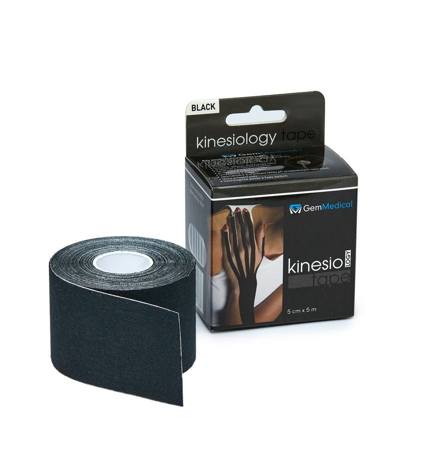 GM Kinesio tape 5 cm x 5 m black tape - mydrxm.com