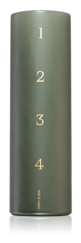 ester & erik advent noble pine decorative candle 20 cm