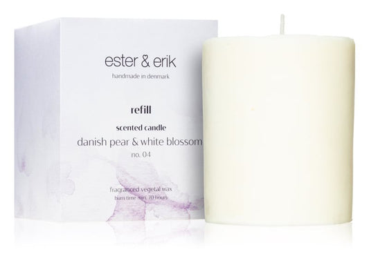 ester & erik scented candle Danish pear & white blossom (no. 04) Refill 350 g