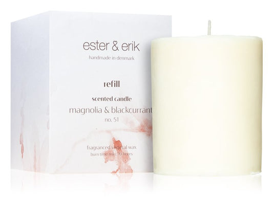 ester & erik scented candle magnolia & blackcurrant (no. 51) Refill 350 g