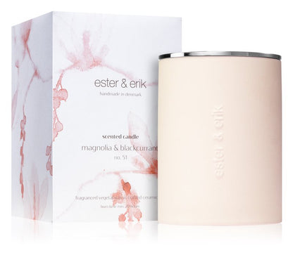 ester & erik scented candle magnolia & blackcurrant (no. 51) 350 g