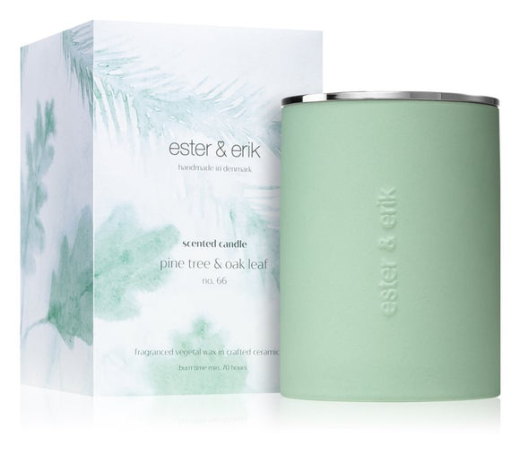 ester & erik scented candle pine tree & oak leaf (no. 66) 350 g