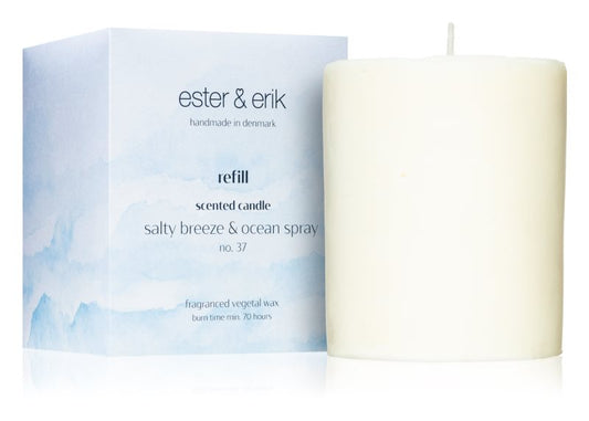 ester & erik scented candle salty breeze & ocean spray (no. 37) Refill 350 g