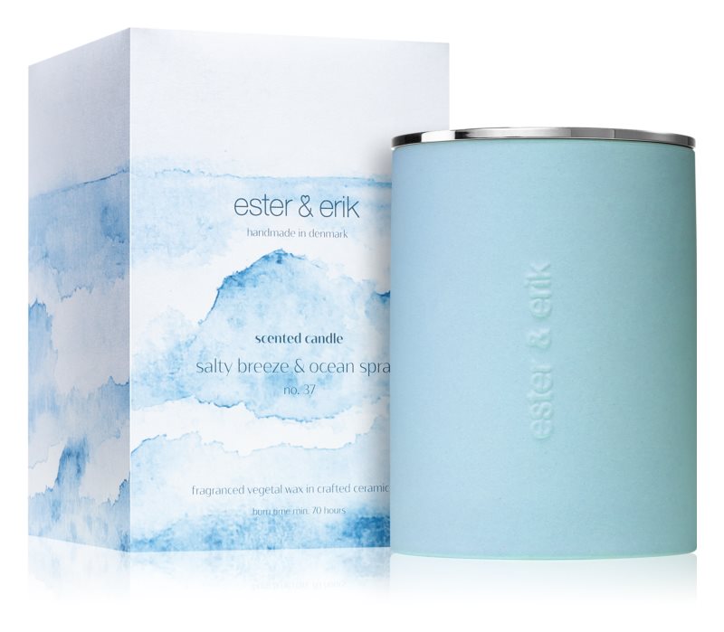 ester & erik scented candle salty breeze & ocean spray (no. 37) 350 g