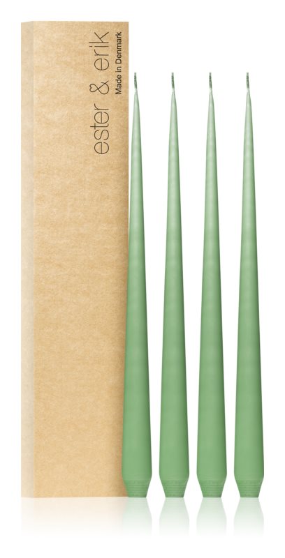 ester & erik taper candle eucalyptus (no. 66) 4x32 cm