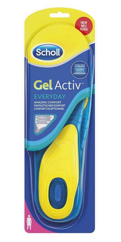 Scholl Everyday shoe insoles gel for women 1 pair - mydrxm.com