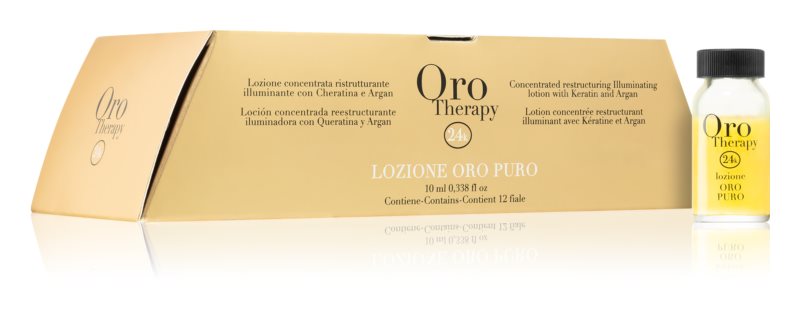 Fanola Oro Therapy hair treatment for dull hair 12x10 ml