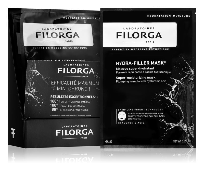 Filorga Hydra Filler Hydrating face mask with hyaluronic acid 12 x 23 g