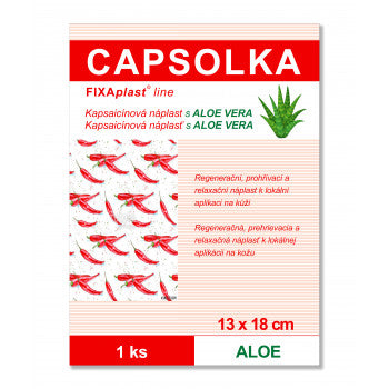 Capsolka Capsaicin patch with Aloe vera 13x18 cm 3pcs - mydrxm.com