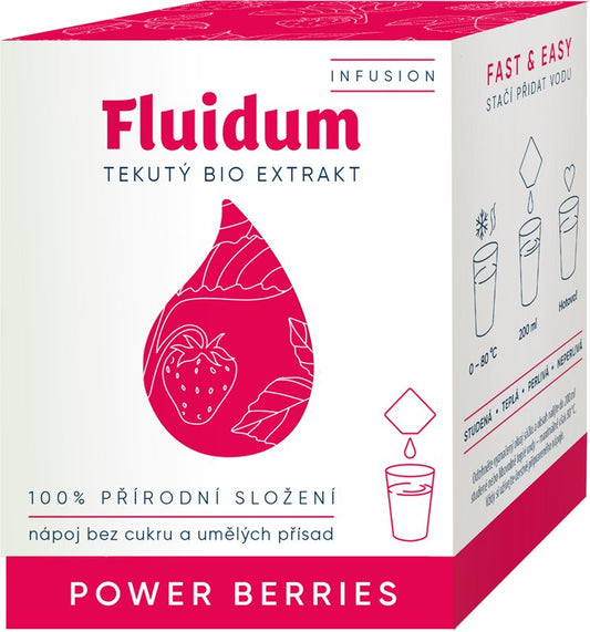 Fluidum Power Berries BIO liquid extract 10 sachets x 10 ml