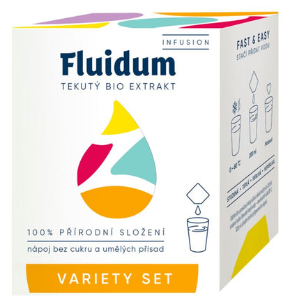 Fluidum Variety Set BIO liquid extract 10 sachets x 10 ml