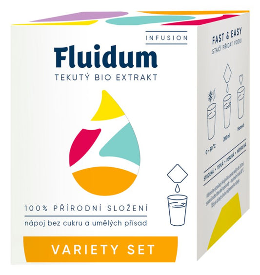 Fluidum Variety Set BIO liquid extract 10 sachets x 10 ml