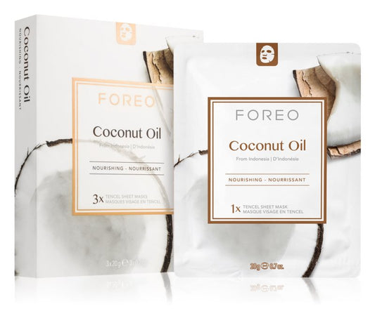 FOREO Farm to Face Sheet Mask Coconut Oil 3x20 ml
