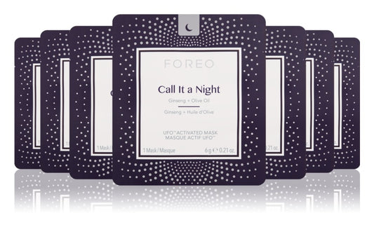 FOREO ™ UFO Call It a Night Night revitalizing mask for skin renewal with nourishing effect 7 x 6 g