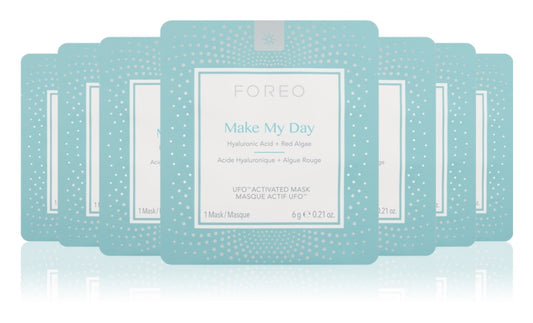FOREO ™ UFO Make My Day protective face mask with moisturizing effect 7 x 6 g