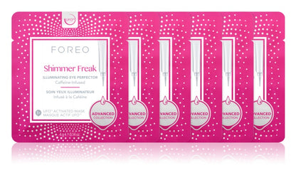 FOREO ™ UFO Shimmer Freak brightening mask against swelling and dark circles 6 x 4 g