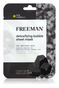 Freeman Essentials Charcoal & Green Tea detox sheet mask 28 ml