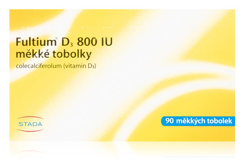 Stada Fultium D3 800 IU vitamins 90 capsules