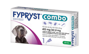 Fypryst spot-on COMBO fleas ticks treatment over 40 kg very large dogs 402 mg - mydrxm.com