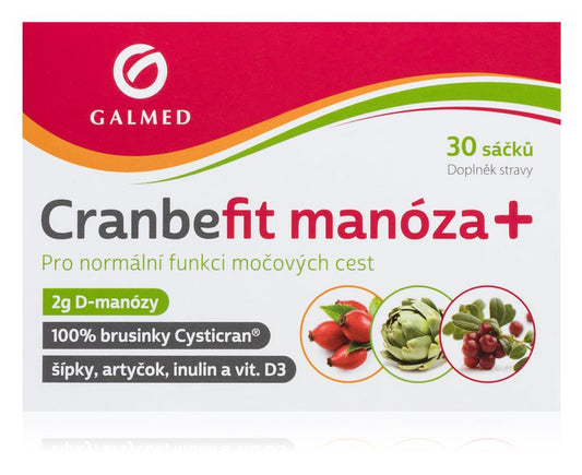 Galmed ForFit Cranbefit mannose+; 30 sachets