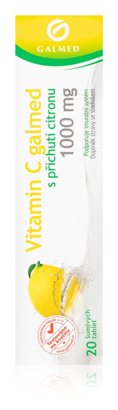 Galmed Vitamin C 1000 mg 20 effervescent tablets