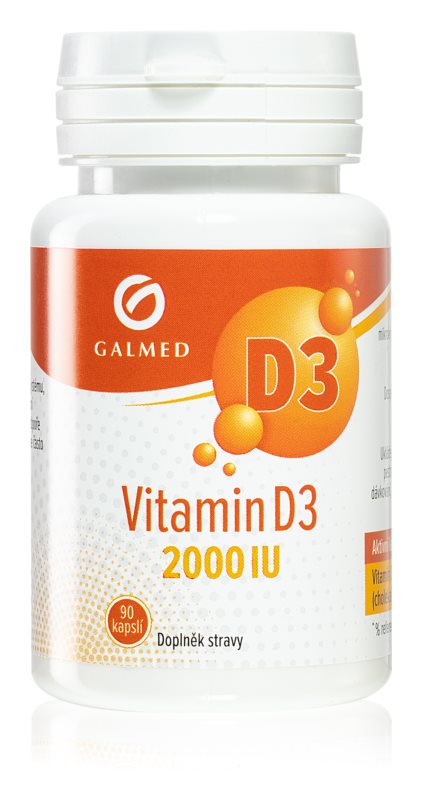 Galmed Vitamin D3 2000 IU 90 capsules