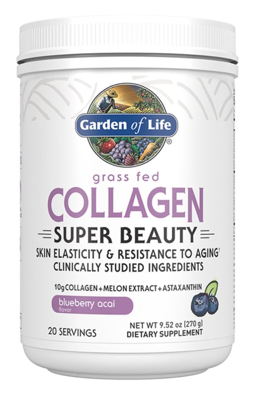 Garden of Life Collagen Super Beauty Blueberry & Acai flavor 270 g - 20 servings