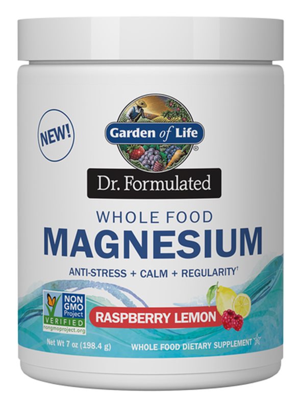 Garden of Life Dr. Formulated Whole Food Magnesium Raspberry & Lemon