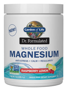 Garden of Life Dr. Formulated Whole Food Magnesium Raspberry & Lemon