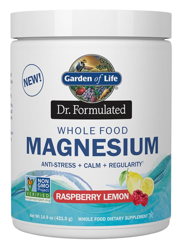 Garden of Life Dr. Formulated Whole Food Magnesium Raspberry & Lemon