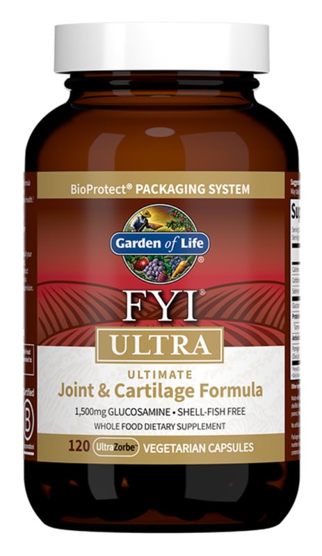 Garden of Life FYI Ultra Joint & Cartilage Formula 120 Vegetarian Capsules