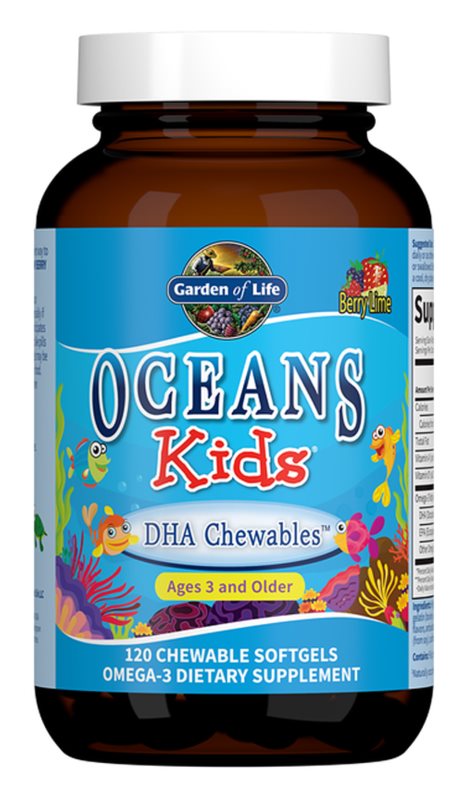 Garden of Life Ocean Kids DHA Omega 3 - 120 chewable softgels