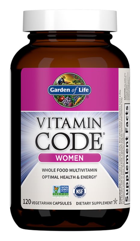 Garden of Life RAW Vitamin Code One for Women 75 vegetarian capsules