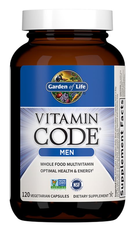 Garden of Life RAW Vitamin Code Men 120 vegetarian capsules