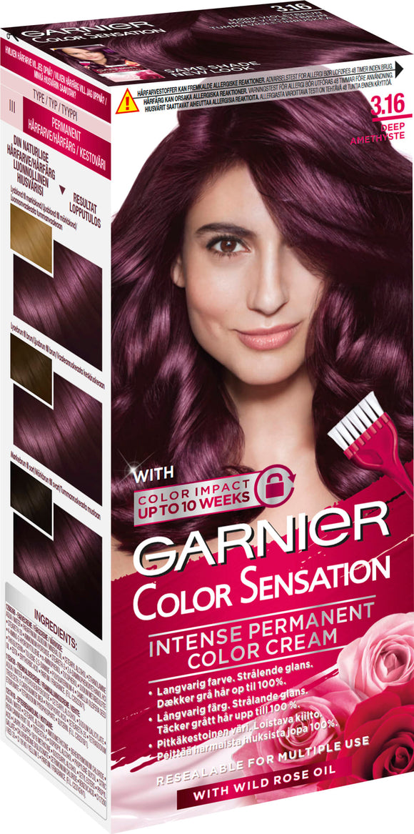 GARNIER Color Sensation hair color Dark amethyst 3.16