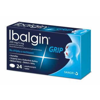 Ibalgin GRIP FLU 200 mg / 5 mg 24 tablets - mydrxm.com