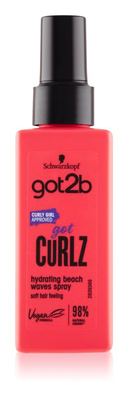 Schwarzkopf got2b Got Curlz styling spray for defining waves 150 ml