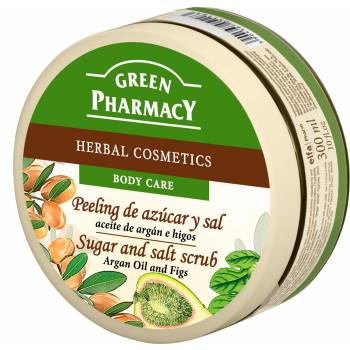Green Pharmacy Argan Oil and Figs Sugar and salt Scrub 300 ml - mydrxm.com