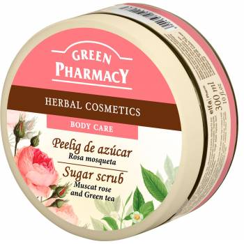 Green Pharmacy Muscat Rose and Green Tea Sugar Scrub 300 ml - mydrxm.com