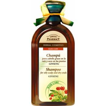 Green Pharmacy Ginseng shampoo for oily and dry hair 350 ml - mydrxm.com
