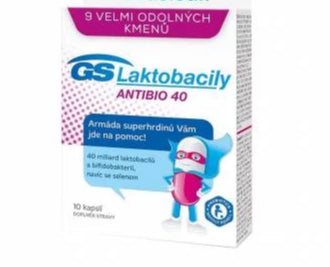 GS Lactobacilli Antibio 40, 10 capsules - mydrxm.com