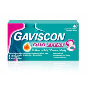 Gaviscon DUO EFFECT 48 chewable tablets - mydrxm.com