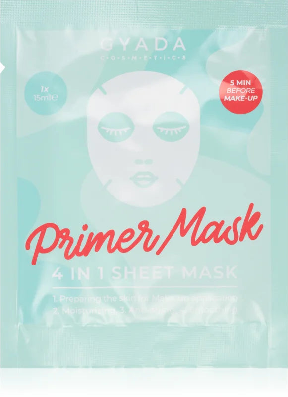 Gyada Cosmetics Face Sheet Mask 4-in-1 Primer Mask 15 ml